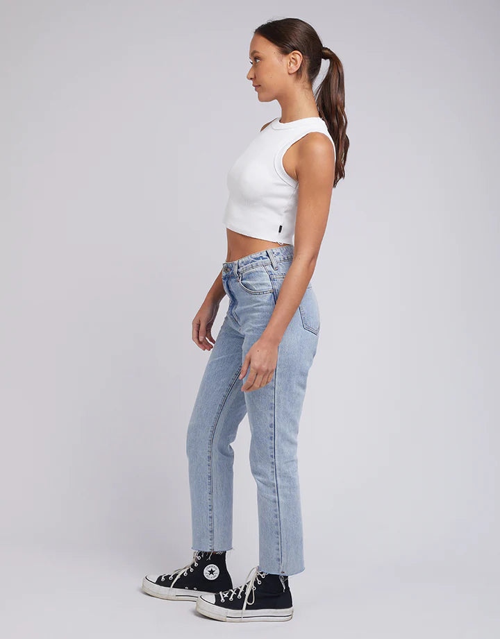 Monica Mom Jean in Light Blue by Silent Theory
