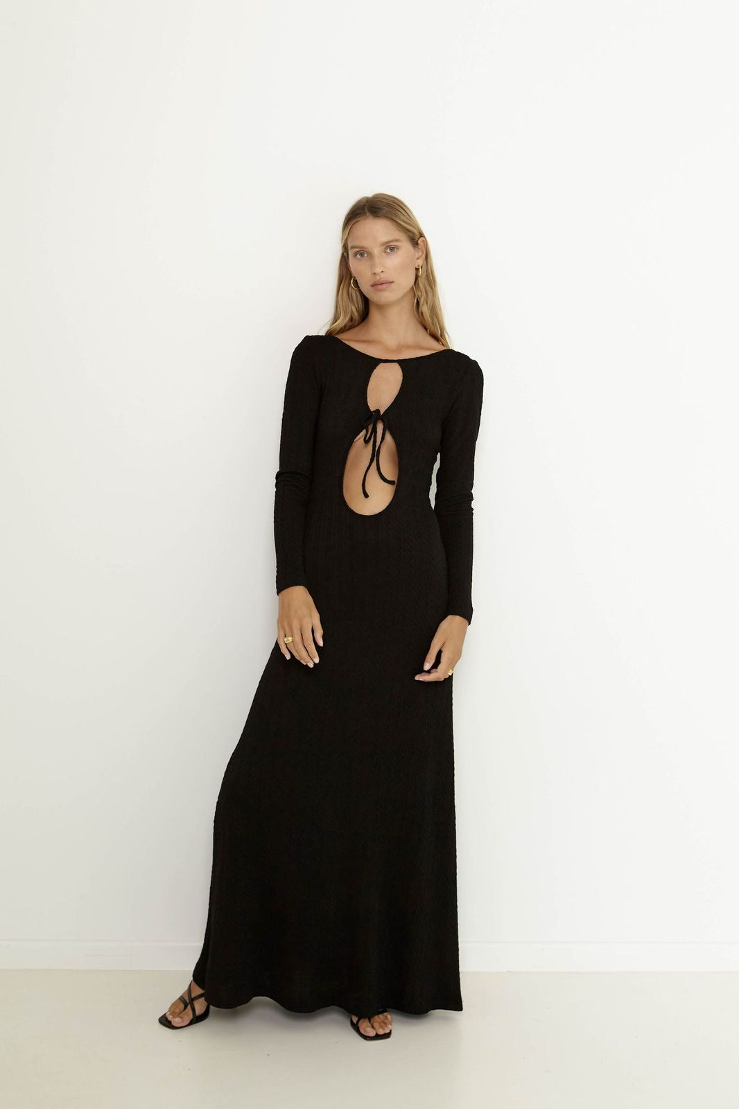Tallulah Maxi Dress in Black by SNDYS