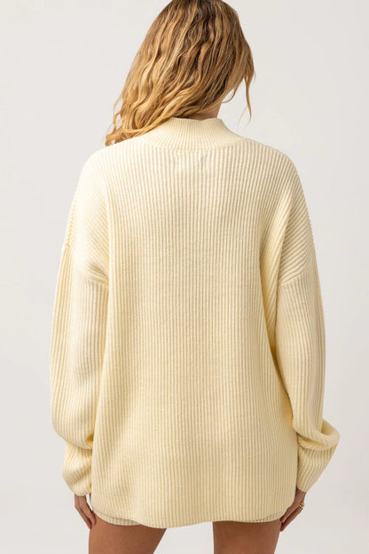 Classic Knit Jumper in Butter by Rhythm