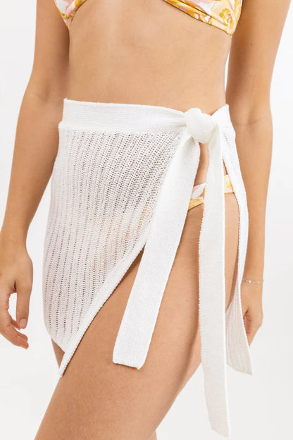 Desert Knit Sarong in Off White by Rhythm