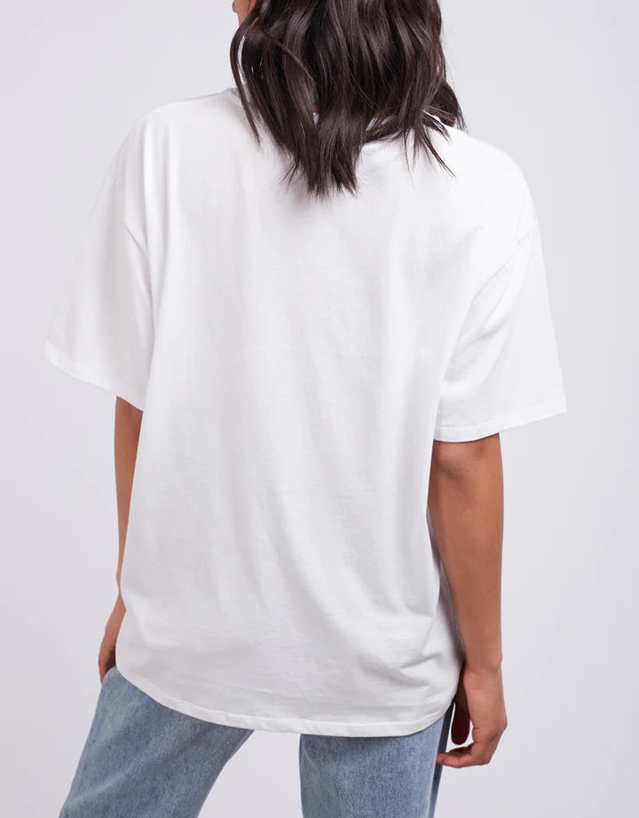 Forbidden Rose Tee in White by Silent Theory