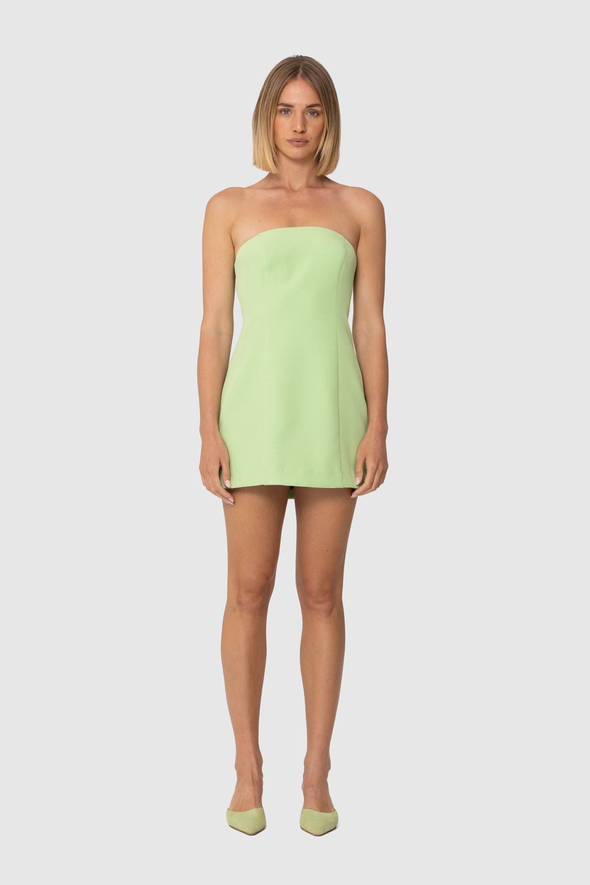 Ravello Mini Dress in Mint by The Wolf Gang